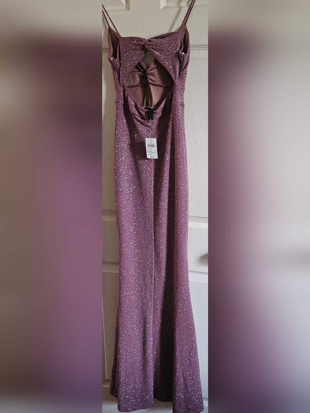 Windsor Sparkle Mauve Sequin Maxi Dress - Picture 2 of 6